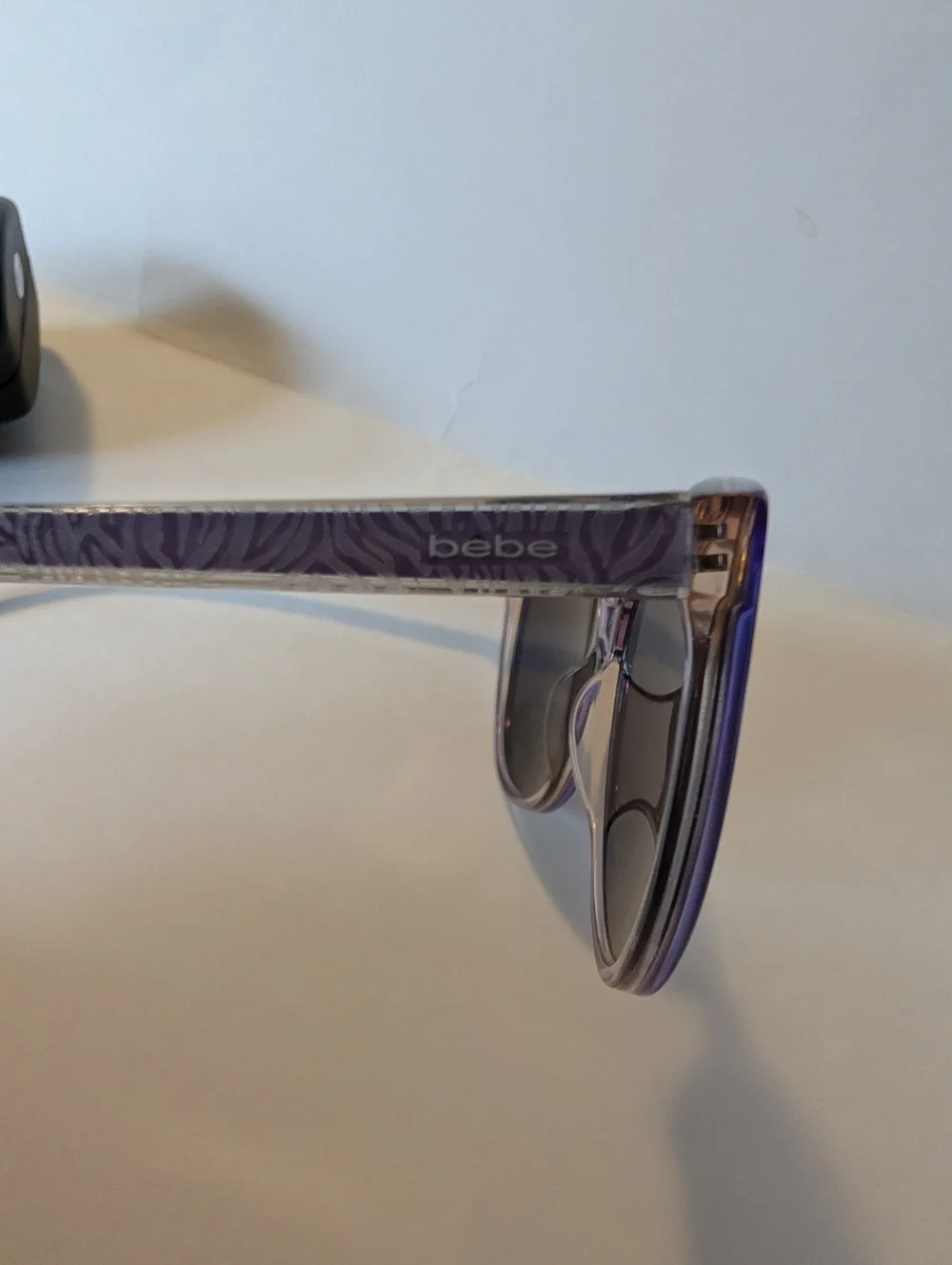 bebe BB7247 Women's Sunglasses in Lilac Crystal New